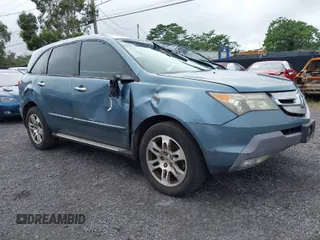 2008 Acura MDX Tech Pkg with VIN 2HNYD28358H503767, listed as a IAAI auction lot 41109818 with 110,531 mi miles. Bid and sale history available at carsss.com. Image 1.