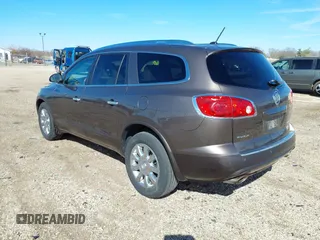 2012 Buick Enclave Leather with VIN 5GAKRCED6CJ389108, listed as a IAAI auction lot 41854814 with 211,473 mi miles and . Bid and sale history available at carsss.com. Image 3.
