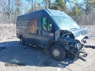 2019 Ram ProMaster Cargo with VIN 3C6URVJG2KE548728, listed as a IAAI auction lot 41989245 with 66,446 mi miles. Bid and sale history available at carsss.com. Image 1.