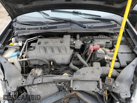 2012 Nissan Sentra S with VIN 3N1AB6AP9CL606999, listed as a Copart auction lot 52745775 with 172,568 mi miles and Salvage Title. Bid and sale history available at DreamBid. Image 12.