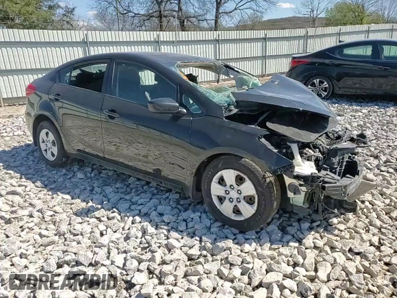 2016 Kia Forte LX with VIN KNAFK4A68G5459835, listed as a Copart auction lot 49456215 with 0 mi miles and Salvage Title. Bid and sale history available at carsss.com. Image 11.