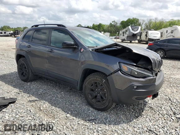 2022 Jeep Cherokee Trailhawk with VIN 1C4PJMBX1ND510760, listed as a Copart auction lot 51996585 with 17,748 mi miles and Salvage title. Bid and sale history available at DreamBid. Image 4.
