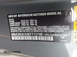 2014 BMW 4 Series 428i с VIN WBA3N3C54EF712746, выставлен на аукционе IAAI как лот 42123550 с пробегом 97 694 миль миль и . История ставок и продаж доступна на DreamBid. Изображение 9.
