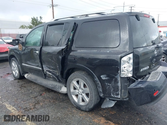 2011 Nissan Armada SV with VIN 5N1AA0ND5BN600138, listed as a IAAI auction lot 41535623 with 218,533 mi miles and . Bid and sale history available at DreamBid. Image 3.