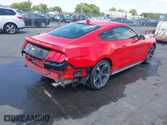 2020 Ford Mustang EcoBoost with VIN 1FA6P8TH4L5157629, listed as a IAAI auction lot 42650450 with 34,152 mi miles and . Bid and sale history available at DreamBid. Image 4.