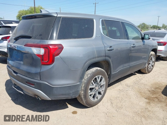 2020 GMC Acadia SLE with VIN 1GKKNKLA0LZ238025, listed as a IAAI auction lot 42031425 with 76,335 mi miles and . Bid and sale history available at DreamBid. Image 4.