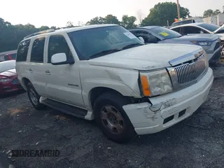 2002 Cadillac Escalade z VIN 1GYEK63N02R112364, wystawiony jako IAAI lot #42346753 z przebiegiem 216 891 mil mil oraz . Historia ofert i sprzedaży dostępna na DreamBid. Obrazek 1.