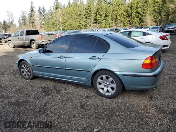 2005 BMW 3 Series 325i with VIN WBAEV33465KX09838, listed as a Copart auction lot 48338335 with 165,500 mi miles and Salvage Title. Bid and sale history available at carsss.com. Image 2.