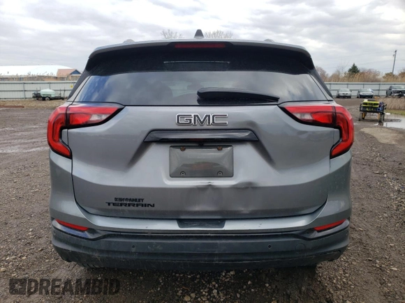 2020 GMC Terrain SLE with VIN 3GKALMEV5LL294370, listed as a Copart auction lot 49858995 with 61,264 mi miles and Salvage Title. Bid and sale history available at DreamBid. Image 6.