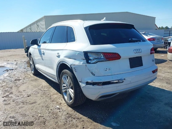 2018 Audi Q5 Premium Plus with VIN WA1BNAFY7J2219681, listed as a IAAI auction lot 41341437 with 67,628 mi miles. Bid and sale history available at carsss.com. Image 3.