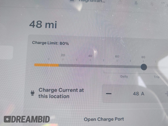2025 Tesla Model Y Long Range with VIN 7SAYGDEE3SF218015, listed as a IAAI auction lot 41448106 with 1,588 mi miles and . Bid and sale history available at carsss.com. Image 13.