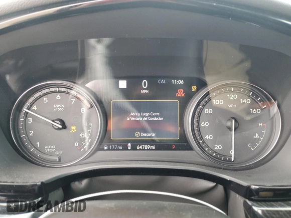 2021 Cadillac XT6 Premium Luxury with VIN 1GYKPCRSXMZ169206, listed as a Copart auction lot 55953525 with 64,789 mi miles and Salvage Title. Bid and sale history available at DreamBid. Image 9.