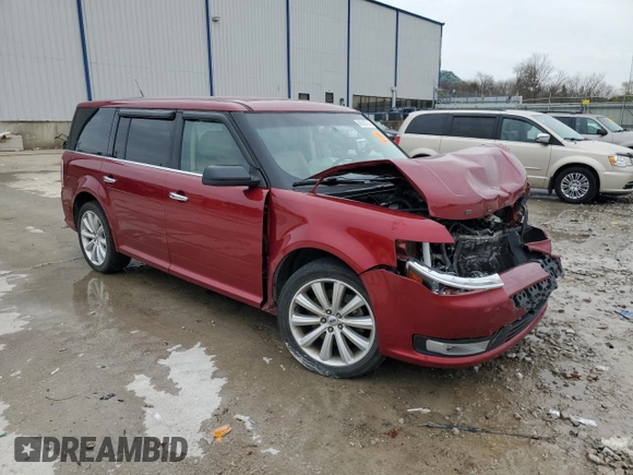 2019 Ford Flex SEL with VIN 2FMHK6C89KBA11495, listed as a Copart auction lot 80580754 with 0 mi miles and Salvage Title. Bid and sale history available at carsss.com. Image 4.