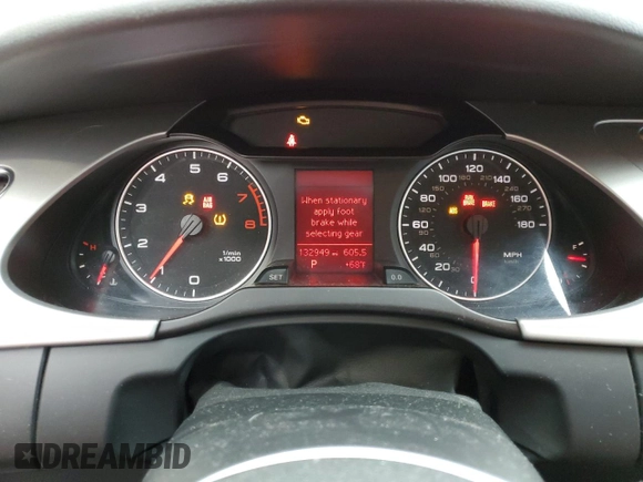 2009 Audi A4 Premium Plus с VIN WAUSF78K39A118280, выставлен на аукционе Copart как лот 61209945 с пробегом 132 949 миль миль и Списание • Salvage title. История ставок и продаж доступна на DreamBid. Изображение 9.