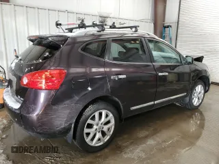 2013 Nissan Rogue SL with VIN JN8AS5MV2DW131696, listed as a Copart auction lot 45771665 with 86,077 mi miles and Salvage Title. Bid and sale history available at DreamBid. Image 3.