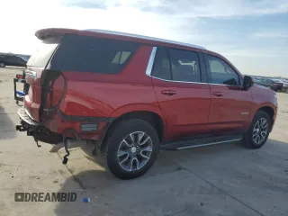 2021 Chevrolet Tahoe LS z VIN 1GNSCMKD6MR423990, wystawiony jako Copart lot #42576475 z przebiegiem 44 908 mil mil oraz Czysty tytuł • Clean title. Historia ofert i sprzedaży dostępna na DreamBid. Obrazek 3.