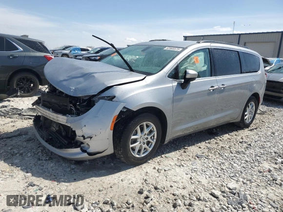 2021 Chrysler Voyager LXi z VIN 2C4RC1DG0MR537880, wystawiony jako Copart lot #52865575 z przebiegiem 82 492 mil mil oraz Nie do naprawy • Non repairable. Historia ofert i sprzedaży dostępna na DreamBid. Obrazek 1.