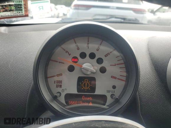 2012 MINI Countryman S with VIN WMWZC3C50CWM28043, listed as a Copart auction lot 64701505 with 166,819 mi miles and Salvage title. Bid and sale history available at DreamBid. Image 9.