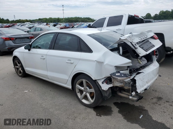 2015 Audi A3 1.8T Premium with VIN WAUACGFF3F1128748, listed as a Copart auction lot 57905583 with 136,682 mi miles. Bid and sale history available at carsss.com. Image 2.