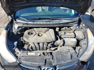 2013 Hyundai Elantra GLS PZEV with VIN KMHDH4AE4DU574977, listed as a IAAI auction lot 41608098 with 116,899 mi miles. Bid and sale history available at carsss.com. Image 10.
