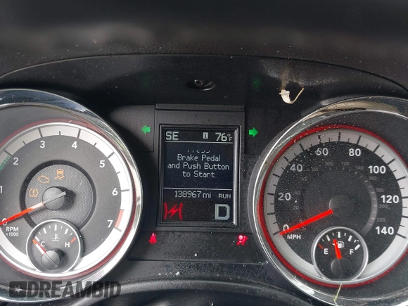 2013 Dodge Durango Citadel with VIN 1C4RDJEGXDC559700, listed as a IAAI auction lot 42468665 with 138,967 mi miles and . Bid and sale history available at DreamBid. Image 7.