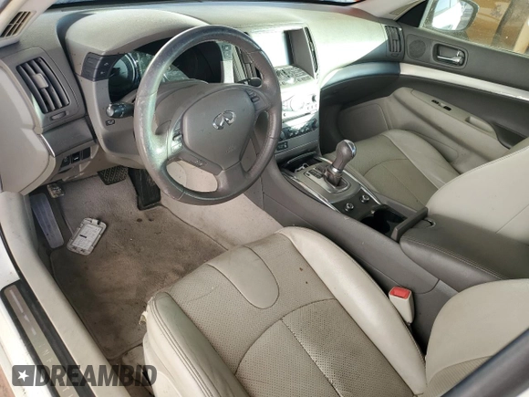 2012 Infiniti G25 Journey with VIN JN1DV6APXCM700433, listed as a Copart auction lot 85270994 with Not provided miles and Salvage title. Bid and sale history available at DreamBid. Image 8.