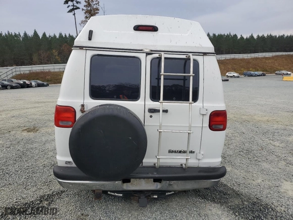 1996 Dodge Ram Van with VIN 2B6HB21Y8TK154864, listed as a Copart auction lot 80854714 with NaN miles and Salvage Title. Bid and sale history available at carsss.com. Image 6.