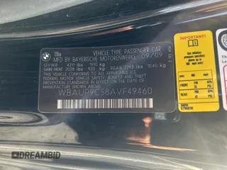2010 BMW 1 Series 128i with VIN WBAUP9C58AVF49460, listed as a Copart auction lot 85806914 with 252,819 mi miles and Clean Title. Bid and sale history available at DreamBid. Image 10.