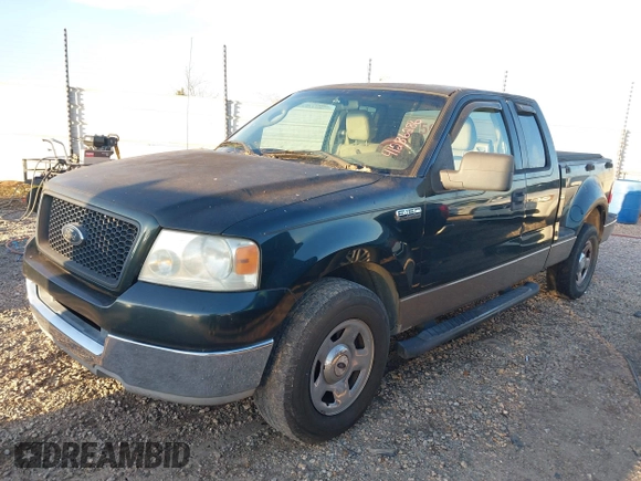 2005 Ford F-150 XLT with VIN 1FTPX025X5KC35939, listed as a IAAI auction lot 41286286 with 162,045 mi miles. Bid and sale history available at carsss.com. Image 2.