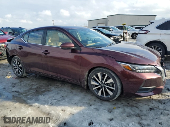 2020 Nissan Sentra SV z VIN 3N1AB8CV4LY255798, wystawiony jako Copart lot #46508865 z przebiegiem 26 559 mil mil oraz Nie do naprawy • Non repairable. Historia ofert i sprzedaży dostępna na DreamBid. Obrazek 4.