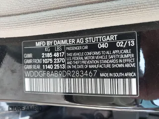 2013 Mercedes-Benz C 300 Sport with VIN WDDGF8AB9DR283467, listed as a IAAI auction lot 41870070 with 114,068 mi miles and . Bid and sale history available at carsss.com. Image 9.
