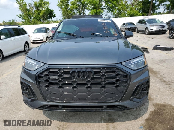 2024 Audi Q5 S line Premium Plus with VIN WA1EAAFY8R2109310, listed as a Copart auction lot 58716035 with Not provided miles and Salvage title. Bid and sale history available at DreamBid. Image 5.