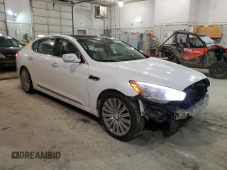 2015 Kia K900 Premium with VIN KNALU4D45F6025114, listed as a Copart auction lot 56259234 with 144,253 mi miles and Salvage Title. Bid and sale history available at carsss.com. Image 4.