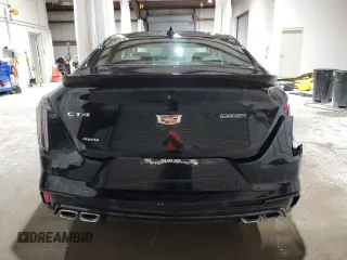 2022 Cadillac CT4-V with VIN 1G6DH5RLXN0112285, listed as a Copart auction lot 52900265 with Not Provided miles and Salvage Title. Bid and sale history available at DreamBid. Image 6.