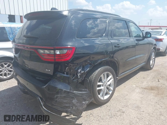 2024 Dodge Durango GT Plus with VIN 1C4RDHDG2RC118080, listed as a IAAI auction lot 41870502 with 30,798 mi miles and . Bid and sale history available at DreamBid. Image 4.