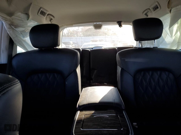2023 Nissan Armada Platinum with VIN JN8AY2DBXP9834663, listed as a Copart auction lot 76820774 with 17,789 mi miles and Salvage Title. Bid and sale history available at carsss.com. Image 10.