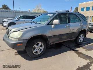 2001 Lexus RX 300 with VIN JTJHF10UX10182668, listed as a Copart auction lot 52208865 with 158,292 mi miles and Clean Title. Bid and sale history available at carsss.com. Image 1.