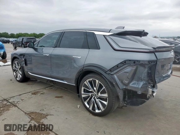 2023 Cadillac LYRIQ RWD Luxury z VIN 1GYKPMRK7PZ000805, wystawiony jako Copart lot #59610415 z przebiegiem 17 099 mil mil oraz Szkoda całkowita • Salvage title. Historia ofert i sprzedaży dostępna na DreamBid. Obrazek 2.
