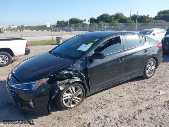 2019 Hyundai Elantra SEL with VIN 5NPD84LF1KH414055, listed as a IAAI auction lot 41705271 with 16,879 mi miles. Bid and sale history available at carsss.com. Image 17.