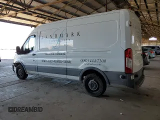 2018 Ford Transit with VIN 1FTYE2CV5JKA32231, listed as a Copart auction lot 54868154 with 164,468 mi miles and Salvage title. Bid and sale history available at DreamBid. Image 2.