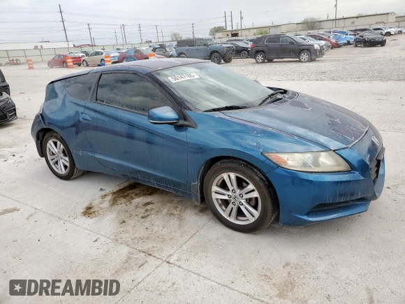 2012 Honda CR-Z with VIN JHMZF1D4XCS004525, listed as a Copart auction lot 50147165 with 193,048 mi miles and Salvage Title. Bid and sale history available at carsss.com. Image 4.