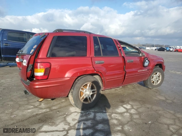 2004 Jeep Grand Cherokee Laredo with VIN 1J4GX48SX4C320531, listed as a Copart auction lot 86958484 with 225,769 mi miles and Clean Title. Bid and sale history available at carsss.com. Image 3.