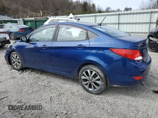 2017 Hyundai Accent SE with VIN KMHCT4AE6HU285003, listed as a Copart auction lot 47580605 with 77,168 mi miles and Salvage Title. Bid and sale history available at carsss.com. Image 2.