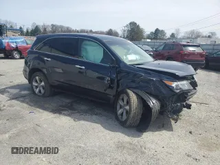 2011 Acura MDX with VIN 2HNYD2H20BH524380, listed as a Copart auction lot 51218155 with 0 mi miles and Salvage Title. Bid and sale history available at carsss.com. Image 4.