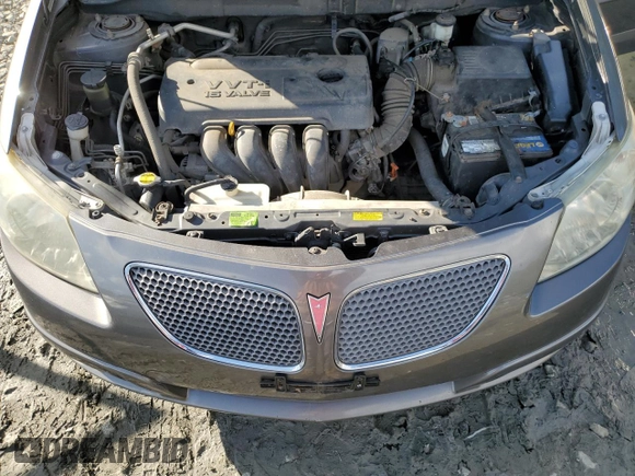 2005 Pontiac Vibe with VIN 5Y2SM638X5Z441011, listed as a Copart auction lot 73820424 with 163,432 mi miles and Salvage Title. Bid and sale history available at carsss.com. Image 12.