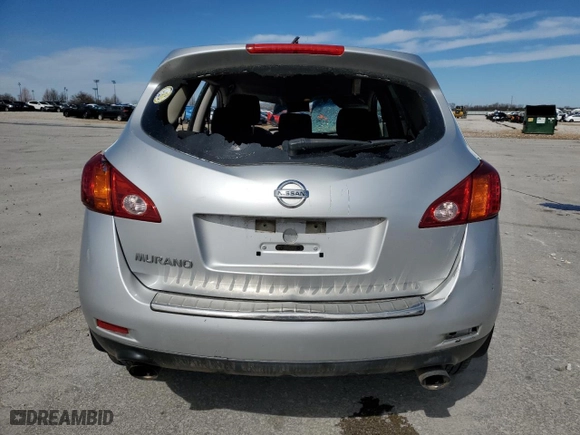 2010 Nissan Murano S with VIN JN8AZ1MU6AW019393, listed as a Copart auction lot 50183005 with 130,036 mi miles and Salvage Title. Bid and sale history available at carsss.com. Image 6.