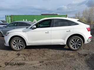 2023 Audi Q5 Sportback S line Premium Plus with VIN WA15AAFY9P2015093, listed as a IAAI auction lot 42024672 with 14,680 mi miles and . Bid and sale history available at DreamBid. Image 14.