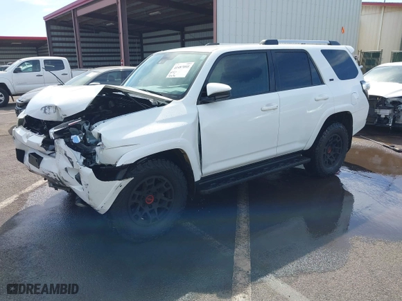 2021 Toyota 4Runner SR5 with VIN JTEEU5JR1M5240621, listed as a IAAI auction lot 41487095 with 37,676 mi miles. Bid and sale history available at carsss.com. Image 18.
