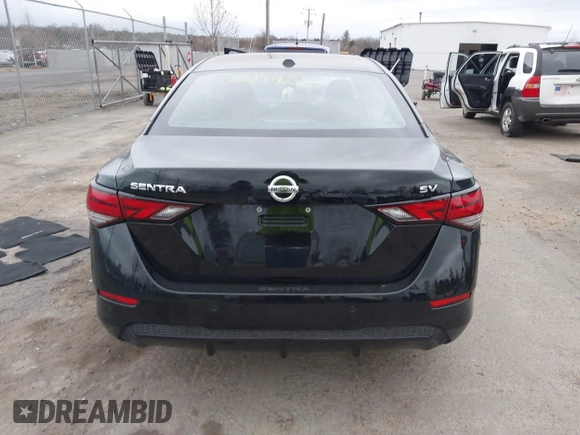 2022 Nissan Sentra SV with VIN 3N1AB8CV8NY216134, listed as a IAAI auction lot 41722195 with 27,861 mi miles. Bid and sale history available at carsss.com. Image 17.