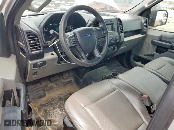 2019 Ford F-150 XL with VIN 1FTMF1CB8KKC24255, listed as a Copart auction lot 64755525 with 100,980 mi miles and Salvage title. Bid and sale history available at DreamBid. Image 8.
